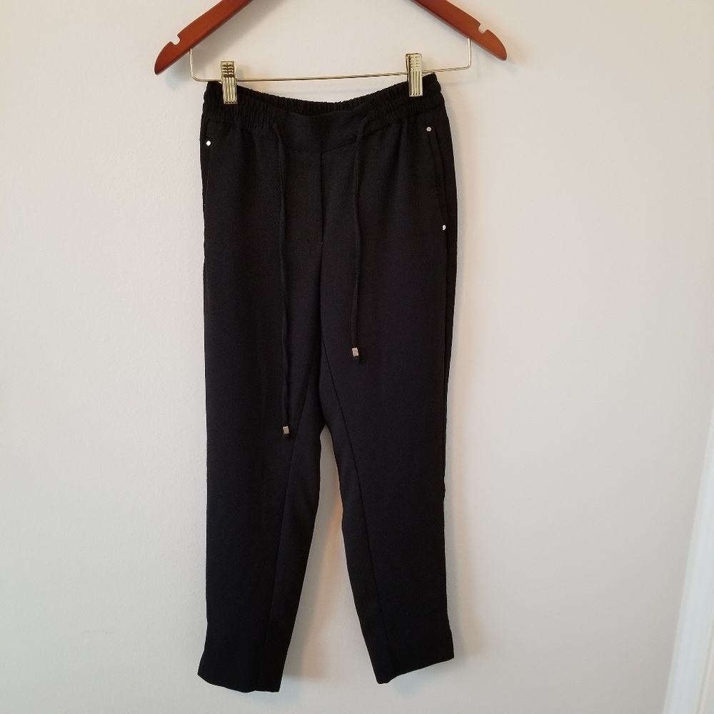 H&M Textured Ankle Pants